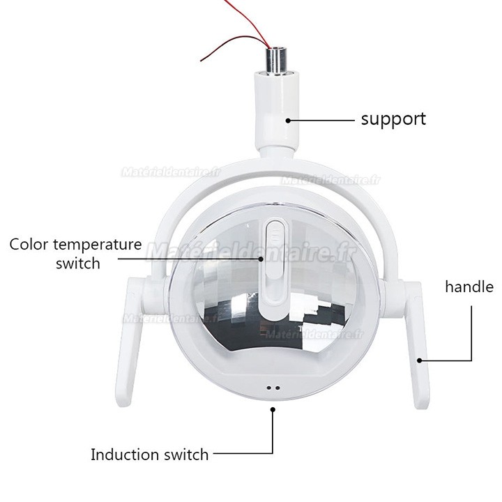 Lampe pour fauteuil dentaire éclairage bicolore 15 W